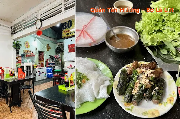 Tan Huong Restaurant - Beef Wrapped in Betel Leaves