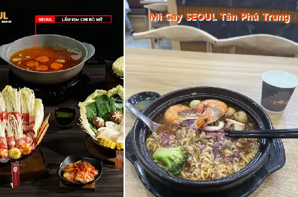 SEOUL Spicy Noodles Tan Phu Trung