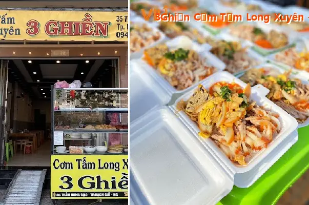 3. Addicted to Long Xuyen Broken Rice and Grilled Ribs