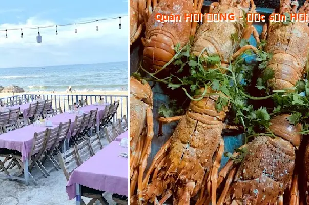 HAI DANG Restaurant - Specializing in delicious, affordable, fresh seafood from Nhat Le Beach - Dong Hoi