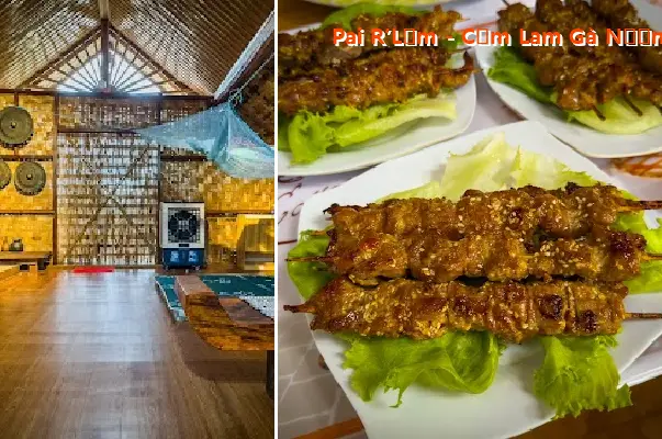 Pai R Lam - Bamboo Rice and Grilled Chicken from Lak Lake