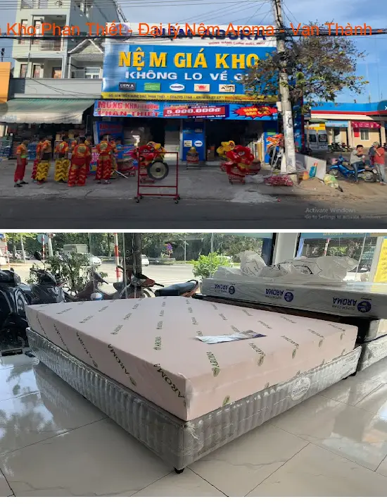 Phan Thiet Warehouse Price Mattress Showroom - Authorized Dealer of Aroma, Van Thanh, Lien A, and Kim Cuong Mattresses