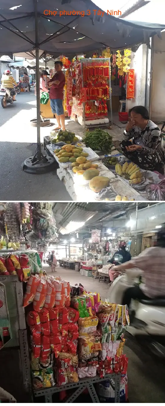 Market in Ward 3, Tay Ninh