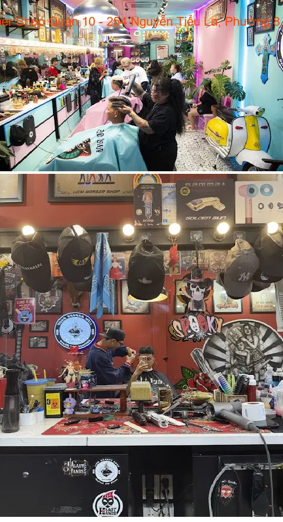 Liem Barber Shop District 10 - 254 Nguyen Tieu La Street, Ward 8, District 10.