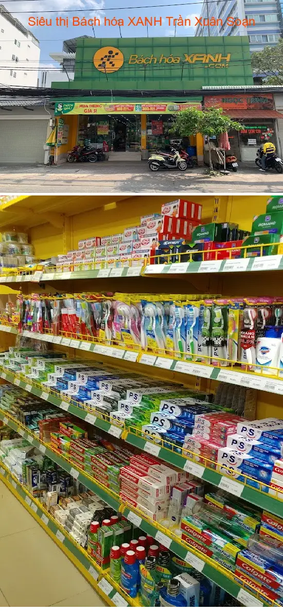 Bach Hoa XANH supermarket on Tran Xuan Soan street
