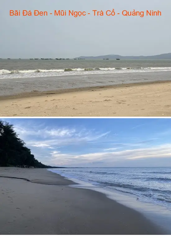 Black Rock Beach - Ngoc Cape - Tra Co - Quang Ninh