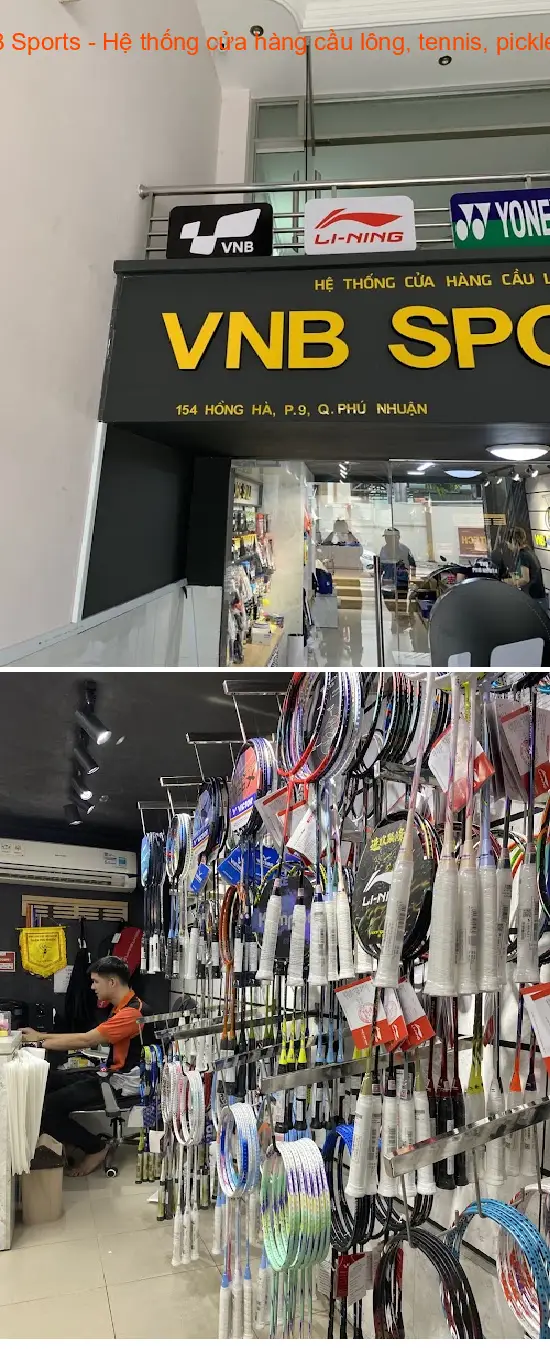 VNB Sports - A chain of stores specializing in badminton, tennis, and pickleball.